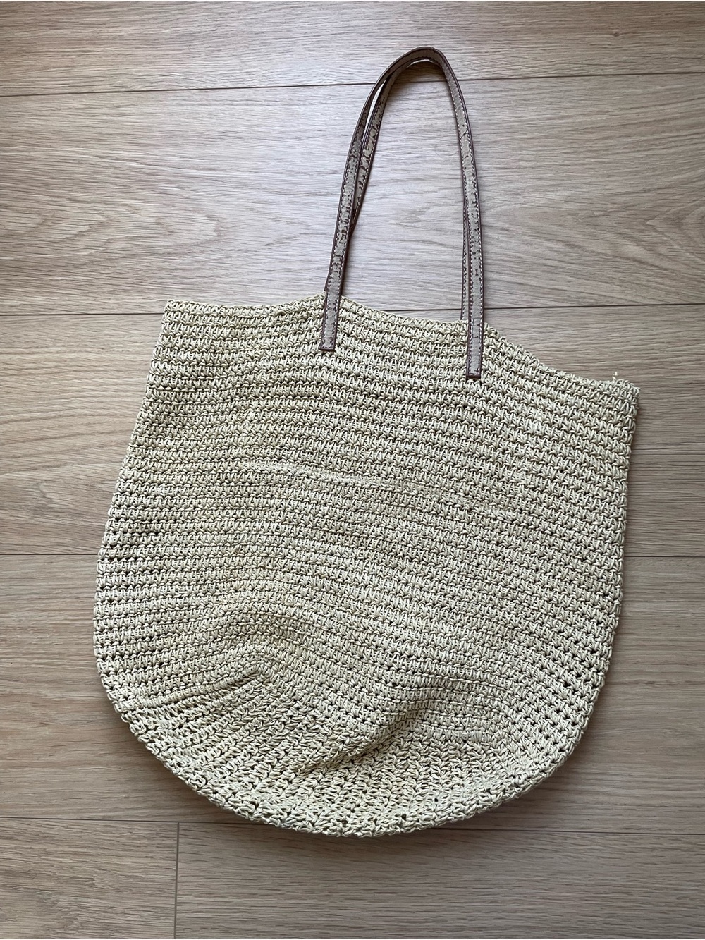 Merona Woven Straw Tote Bag